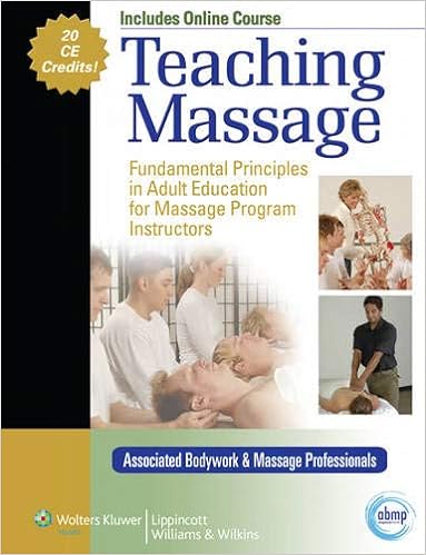 massage adult teaching learners