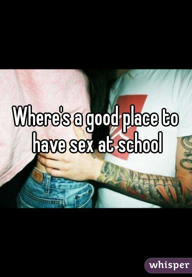 to sex places cool have