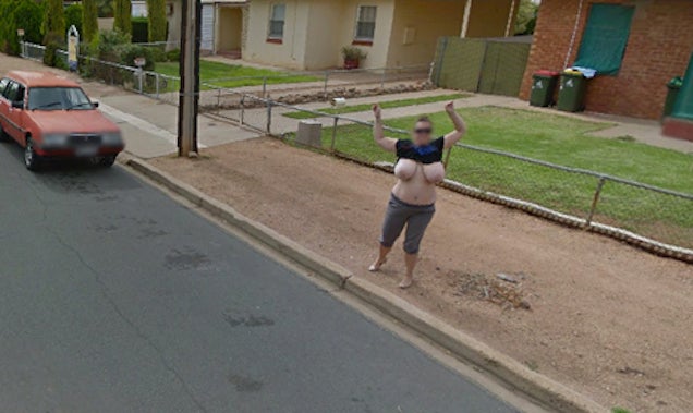 google naked person earth