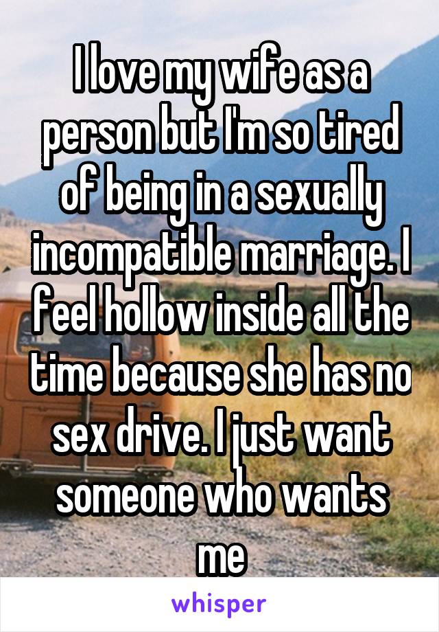 tired sex drive and no