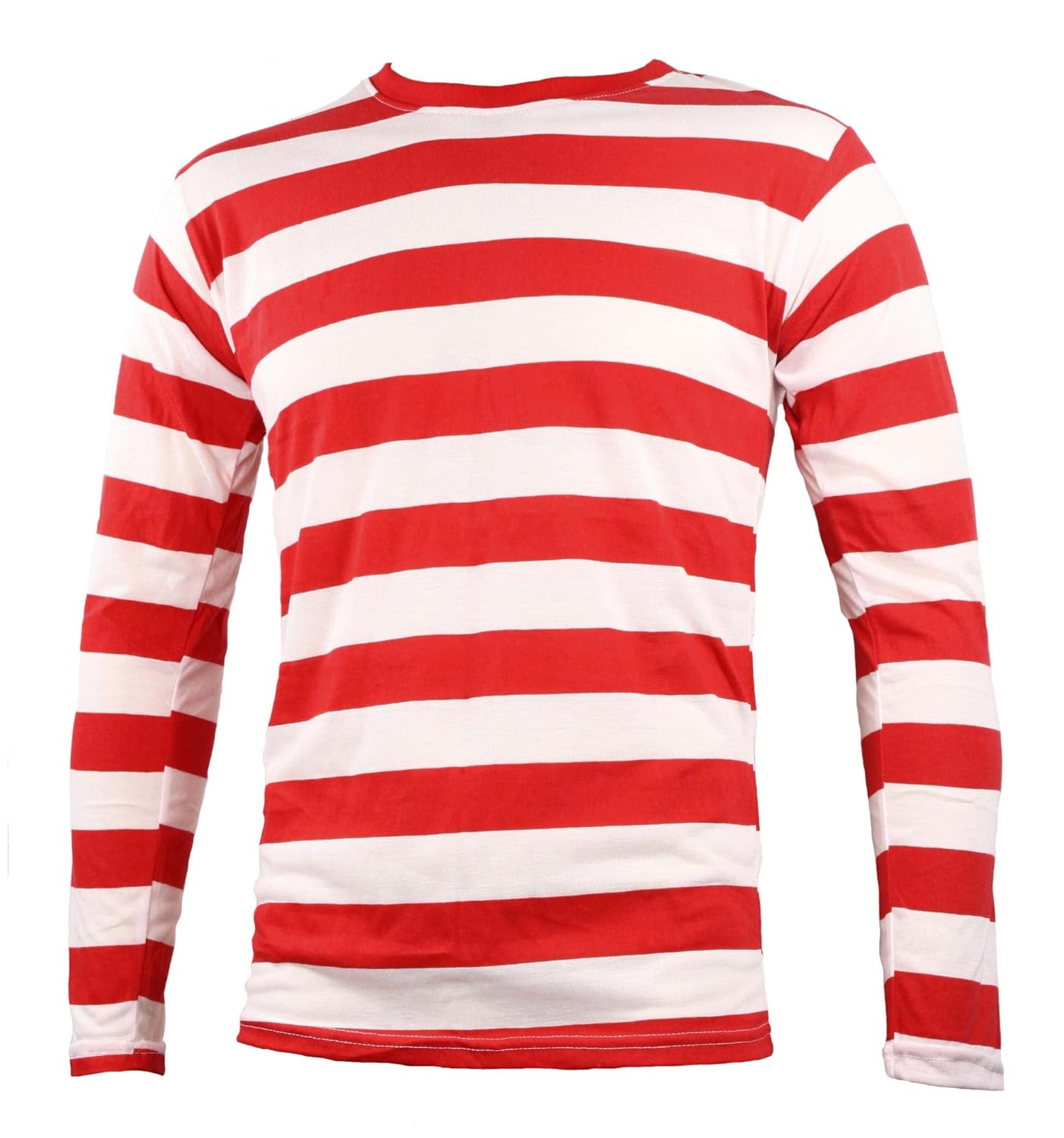 shirt red striped white mens