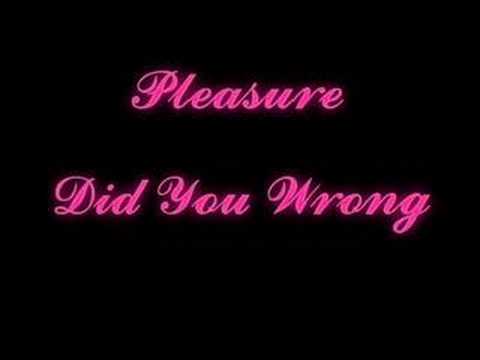 did u lyrics pleasure wrong