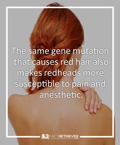pain pathways in redheads