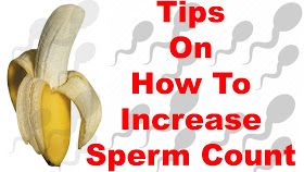 increase sperm how to