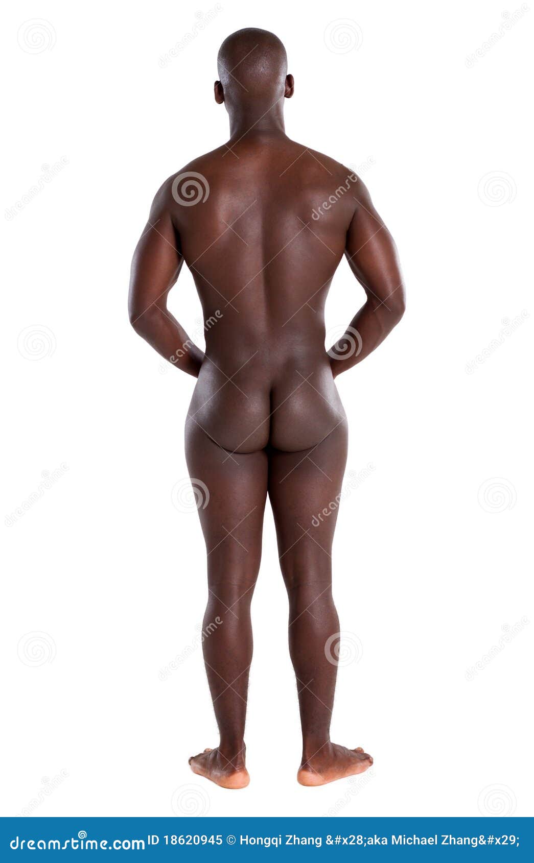 nude american african men