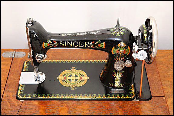 sewing pressure machine singer vintage screw thumb