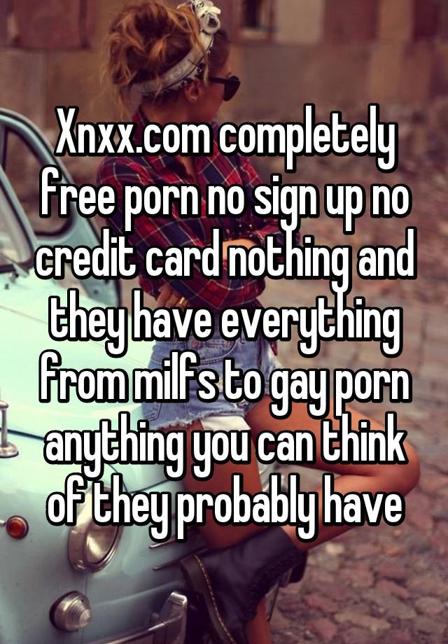 free no signup porn