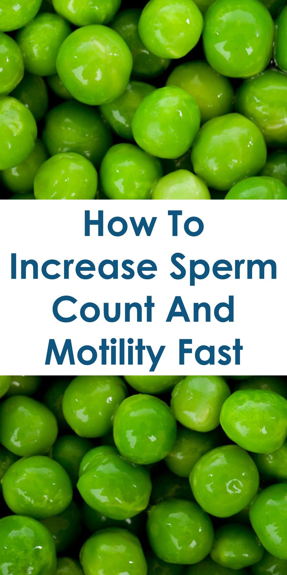 increase sperm how to