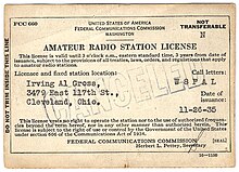 radio amateur grants fcc new license