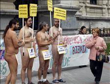 nude protest pic