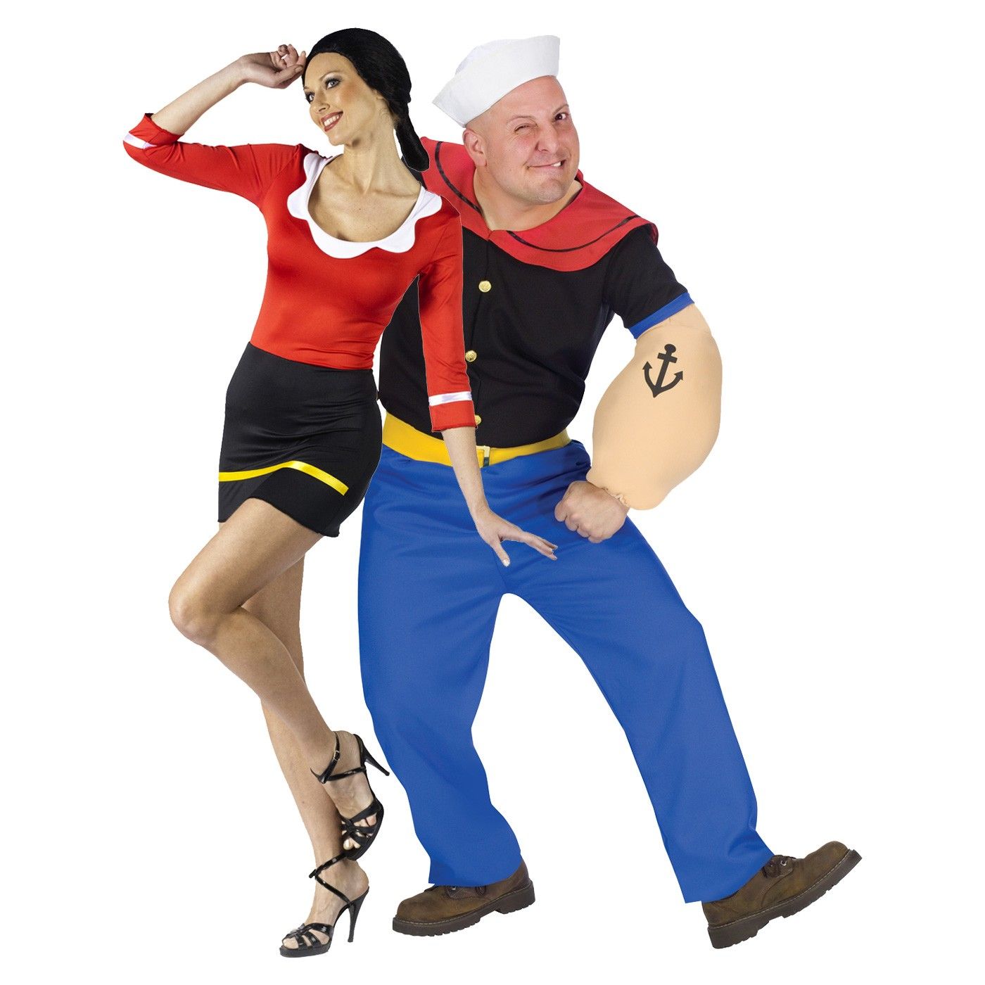 sexy popeye and olive costume oil