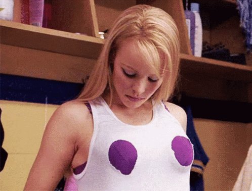 with holes boob shirt