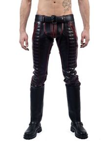 fetish jeans leather