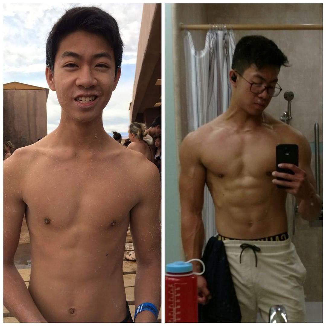 skinny college asians