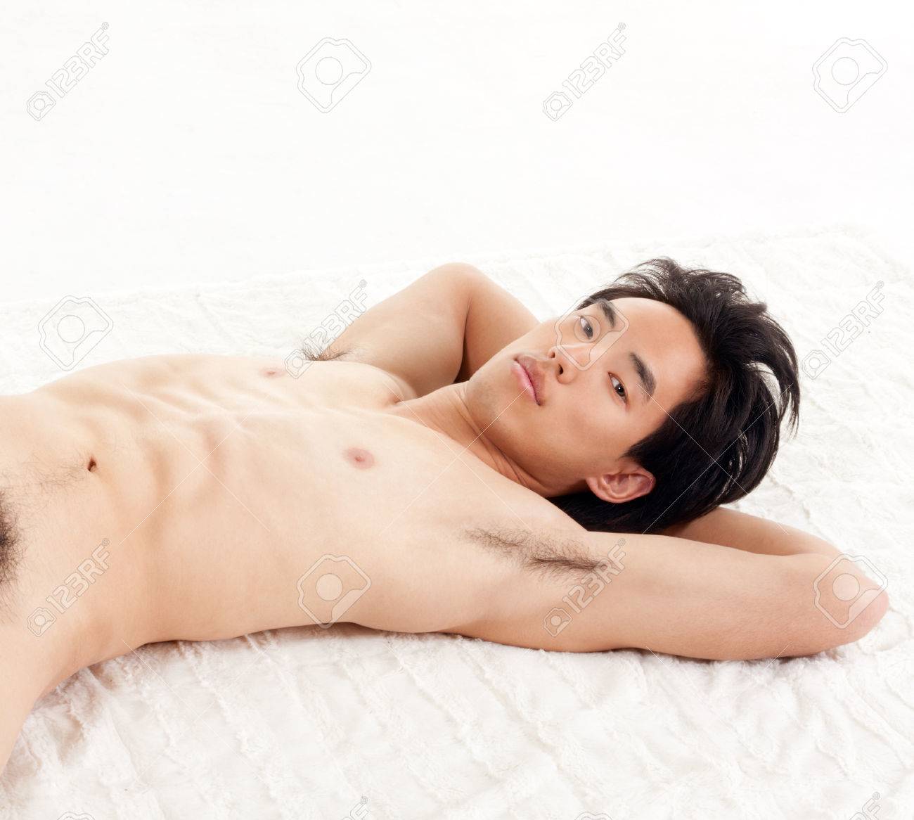 young naked man asian