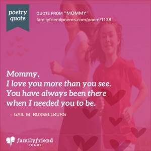 poem mom be to