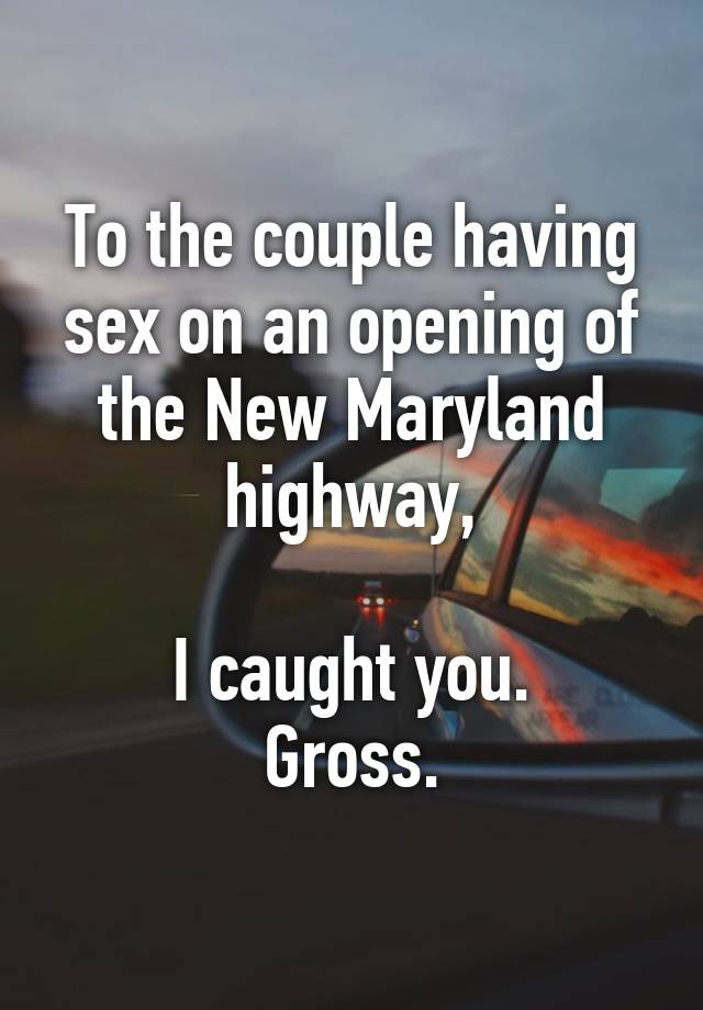 car sex maryland