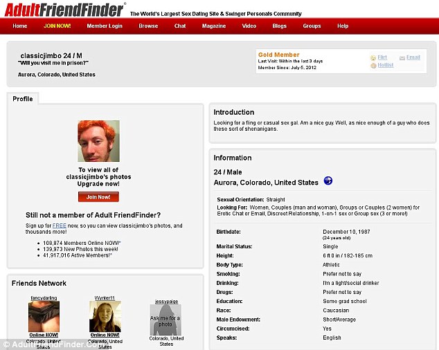 dating sex site profile